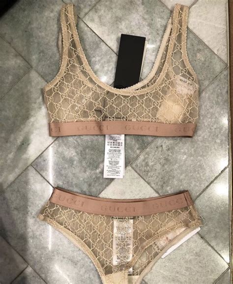 gucci underwear for women|luxury bra and panty sets.